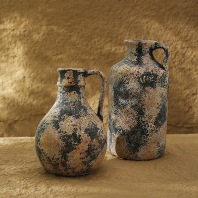 Translation missing: nl.Rustic Nordic Ceramic Vase for Dried Pampas Grass, Vases, Leira Earthenware Flowers