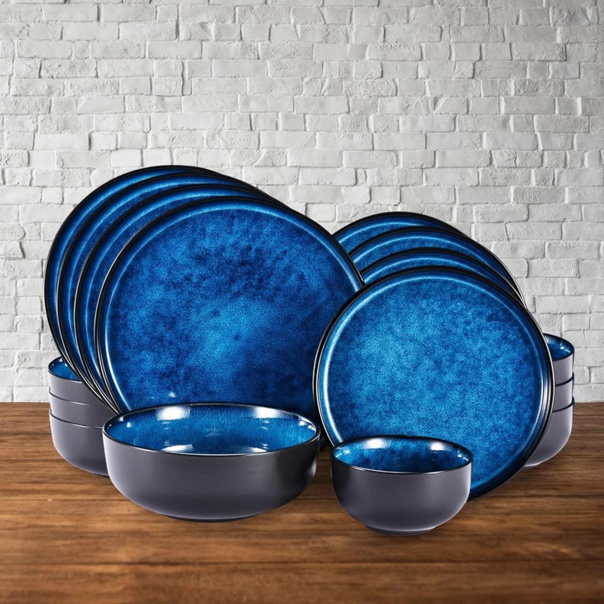 Nordic 16-Piece Ceramic Dinnerware Set by Skonne, Sets, Lera for Four
