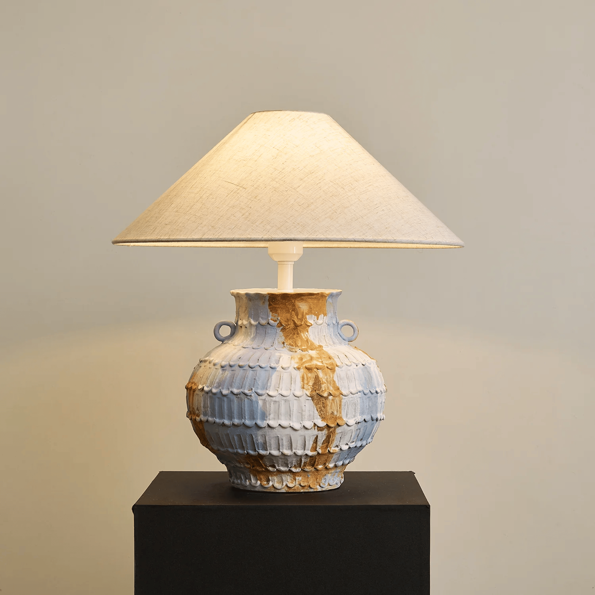 Lervik Handcrafted Ceramic Table Lamp for Bedroom, Lamps, Vintage