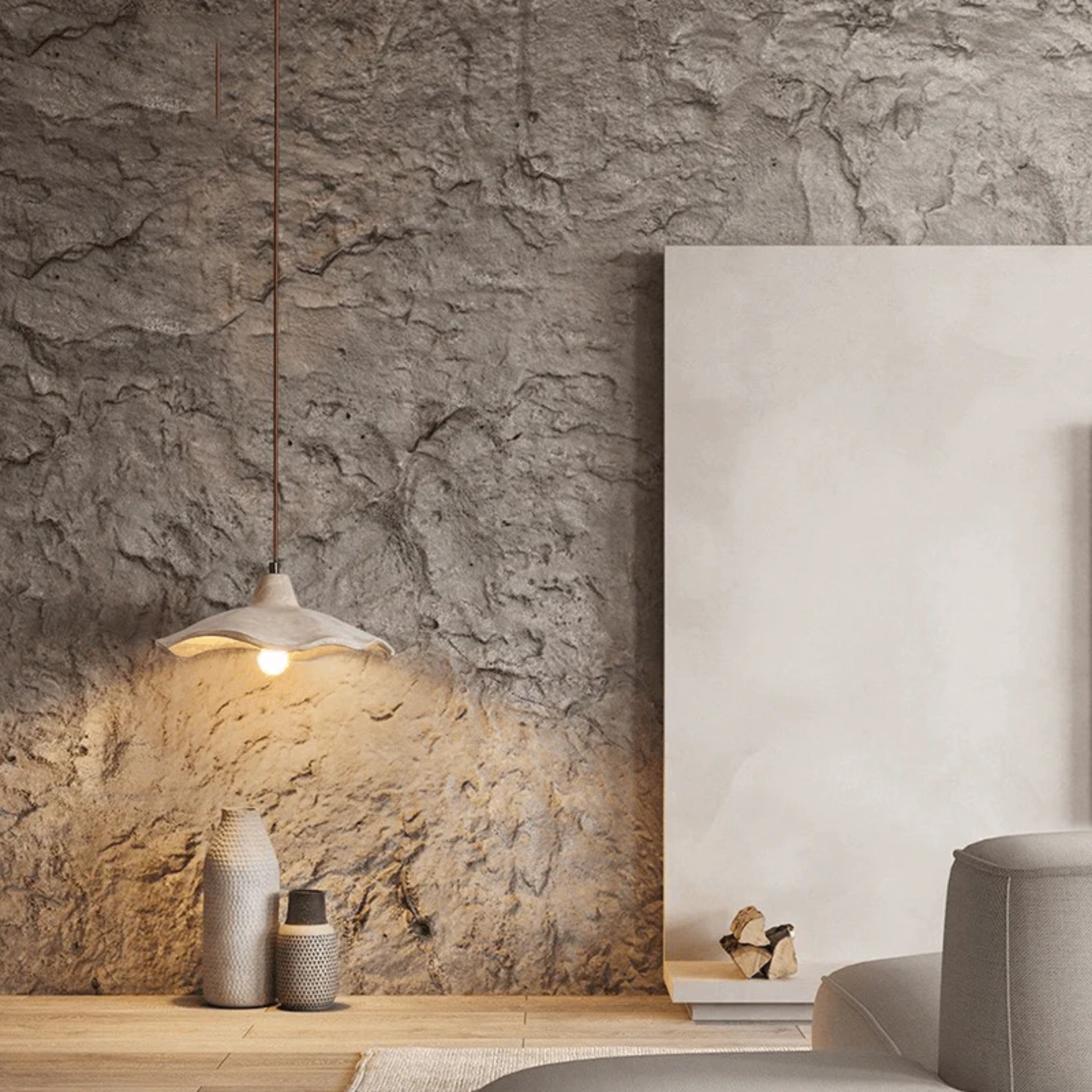 White Lotus Pendant Light — Minimalist LED Fixture, Ceiling Fixtures, Lilja
