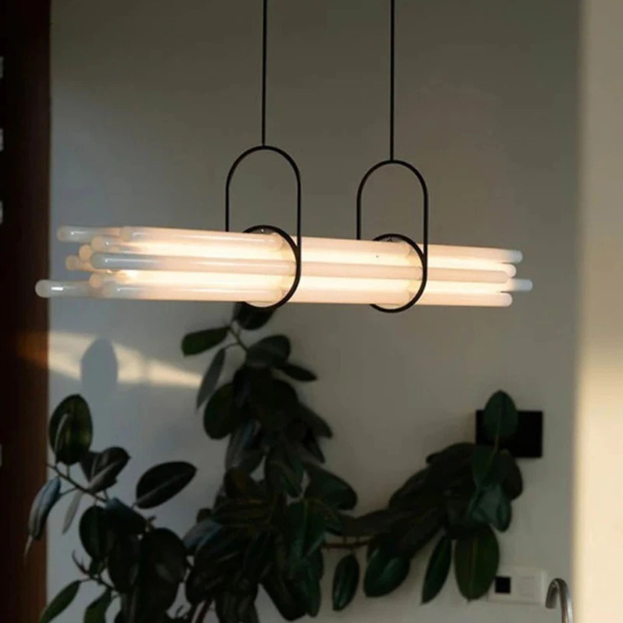 Linne Linear Pendant Light — Nordic Aluminum LED, L39.3’’ / Neutral, Ceiling Fixtures, Modern