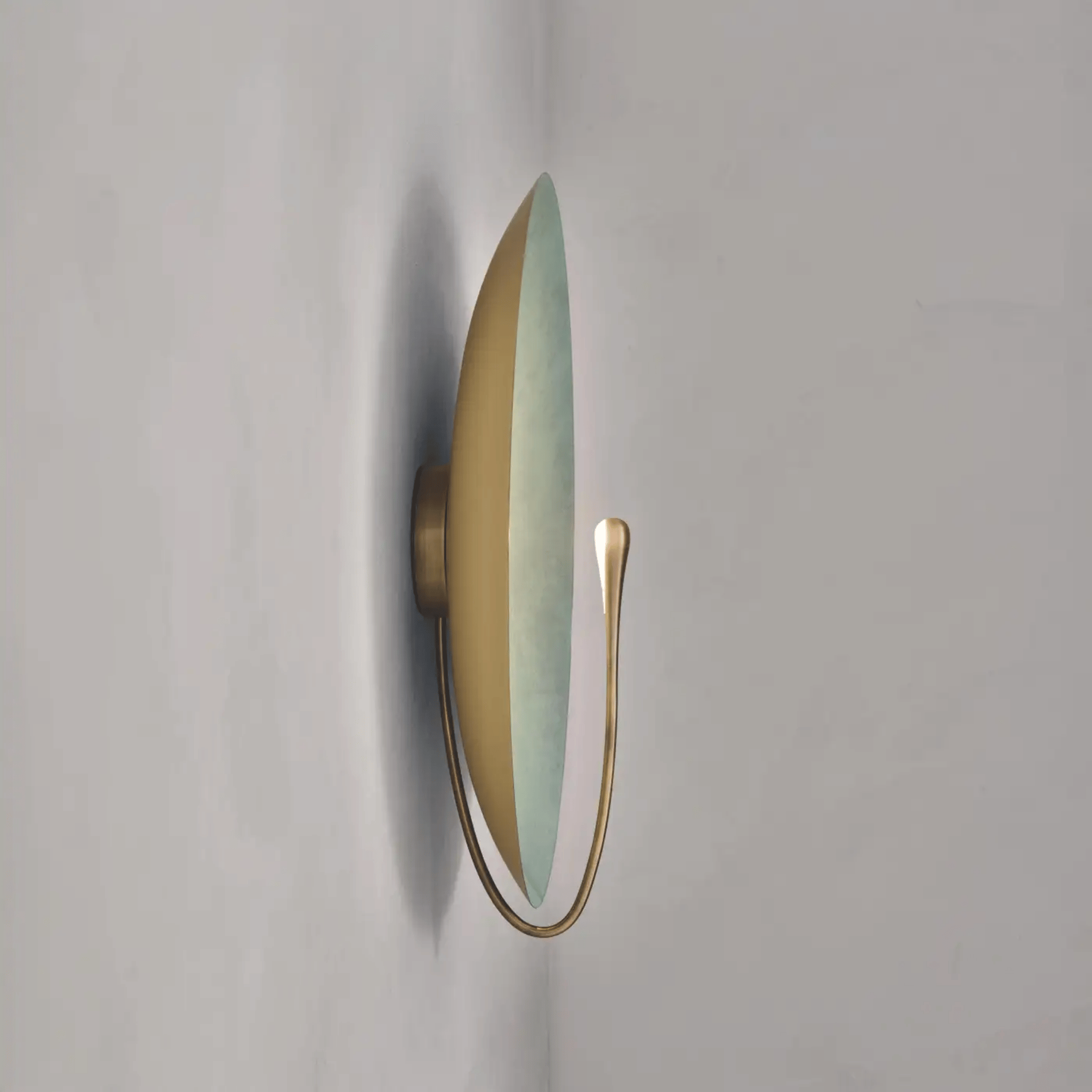 Lunveld Blue LED Round Disc Wall Light – Nordic Design, Fixtures, Stainless Steel
