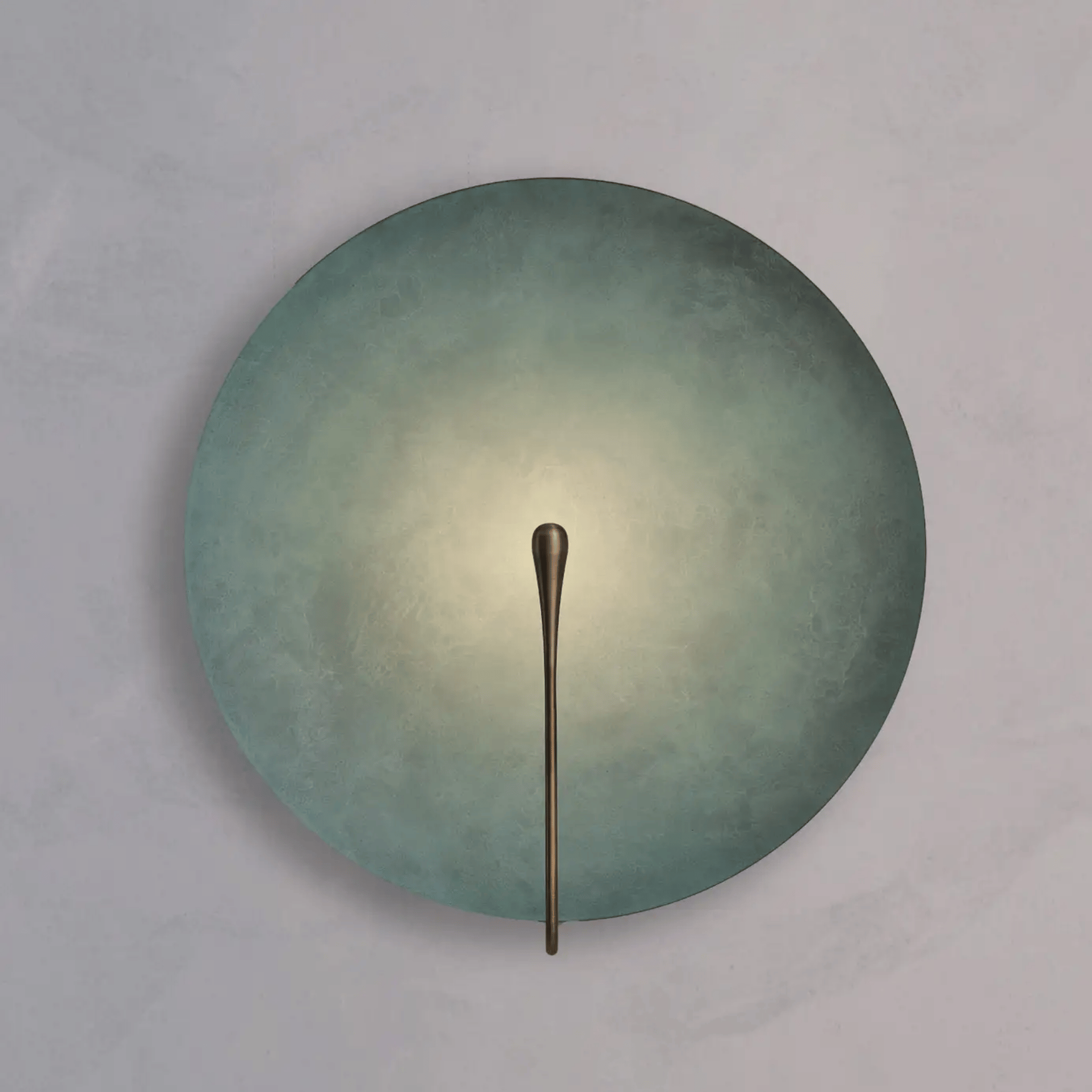 Lunveld Blue LED Round Disc Wall Light – Nordic Design, Fixtures, Stainless Steel