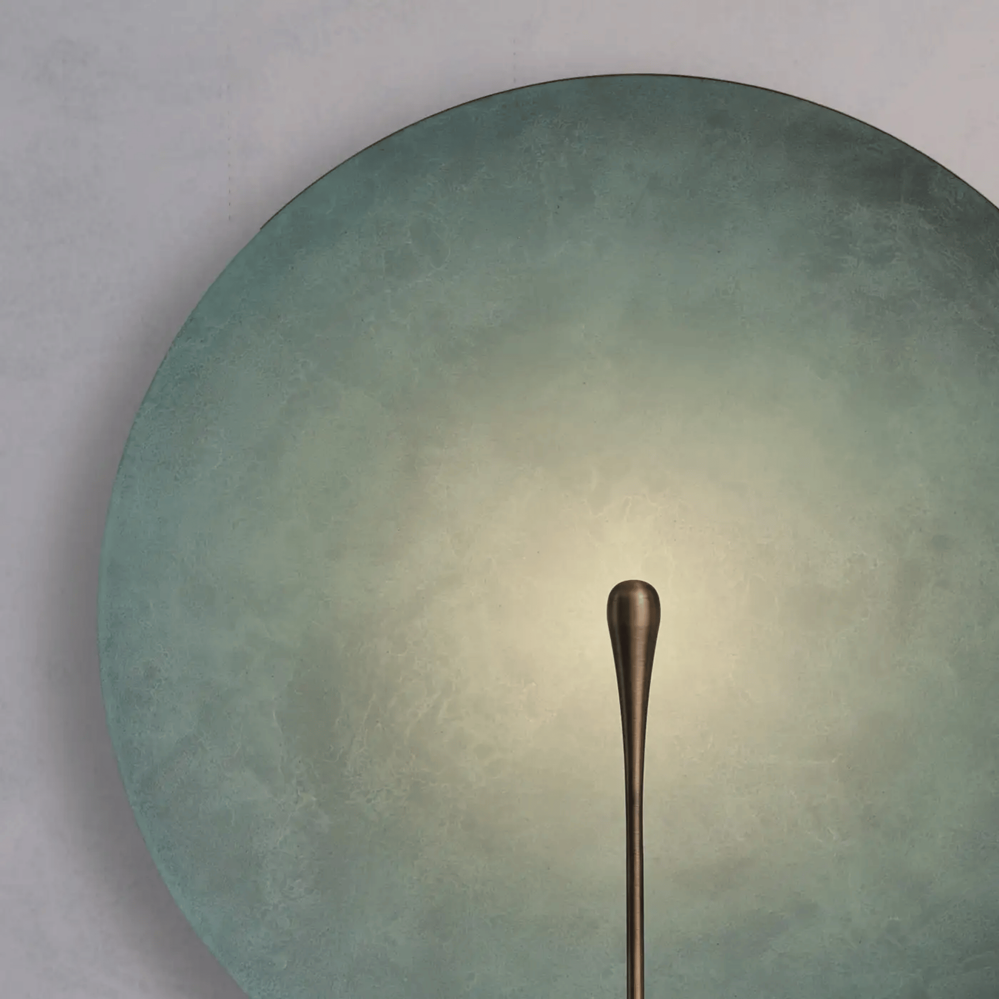 Lunveld Blue LED Round Disc Wall Light – Nordic Design, Fixtures, Stainless Steel