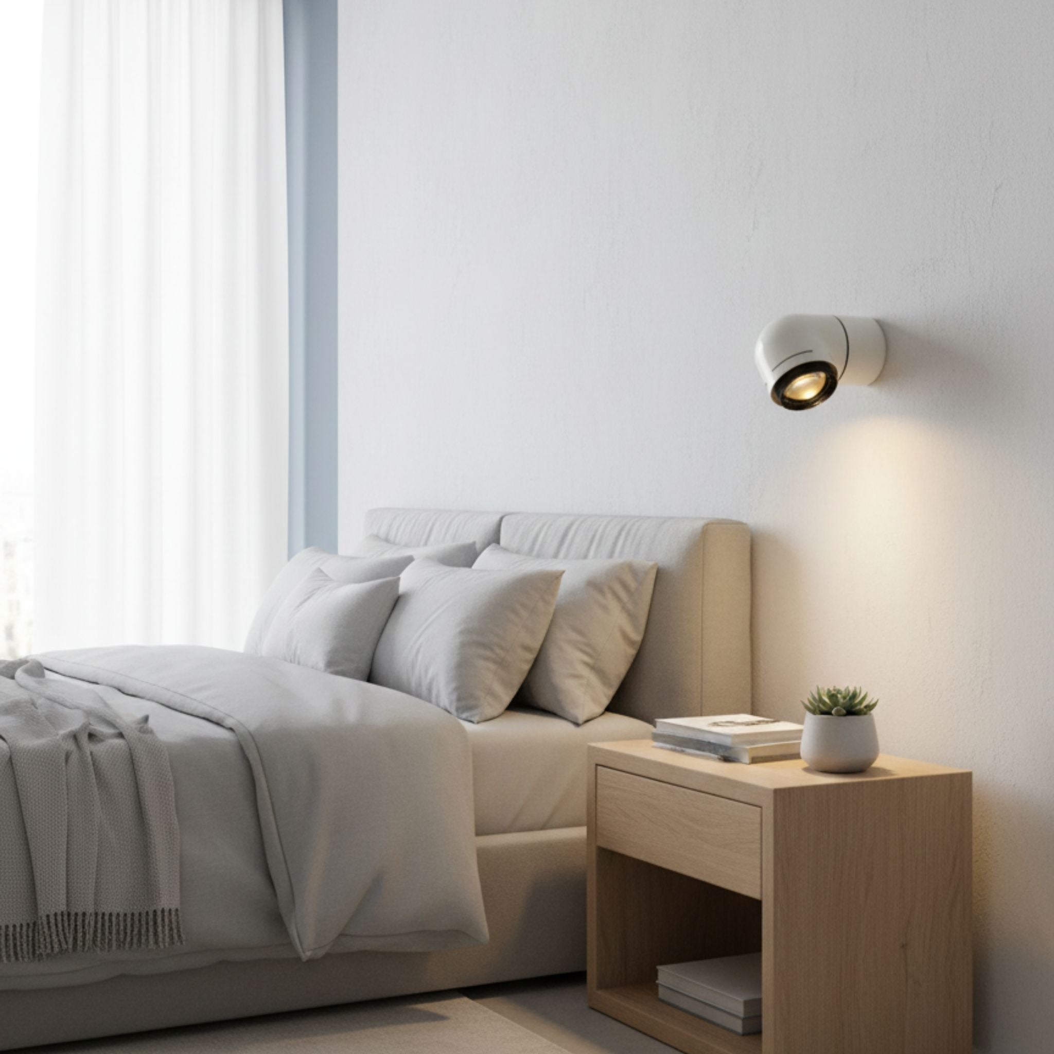 Lysform Art Deco Wall Lamp with Dual Ambient Light, Fixtures