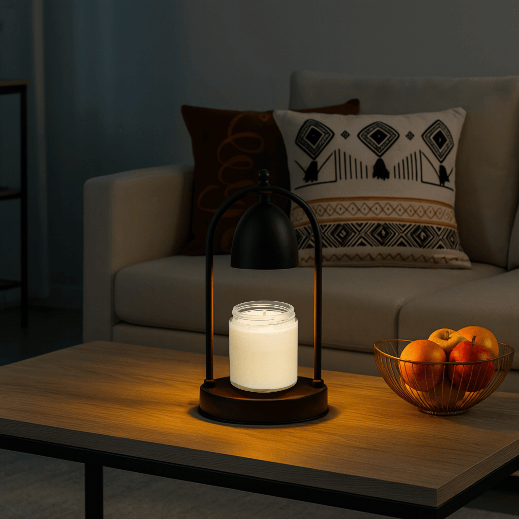 Nordic Glass Candle Warmer Lamp with Timer Control, Table Lamps, Lysvarm