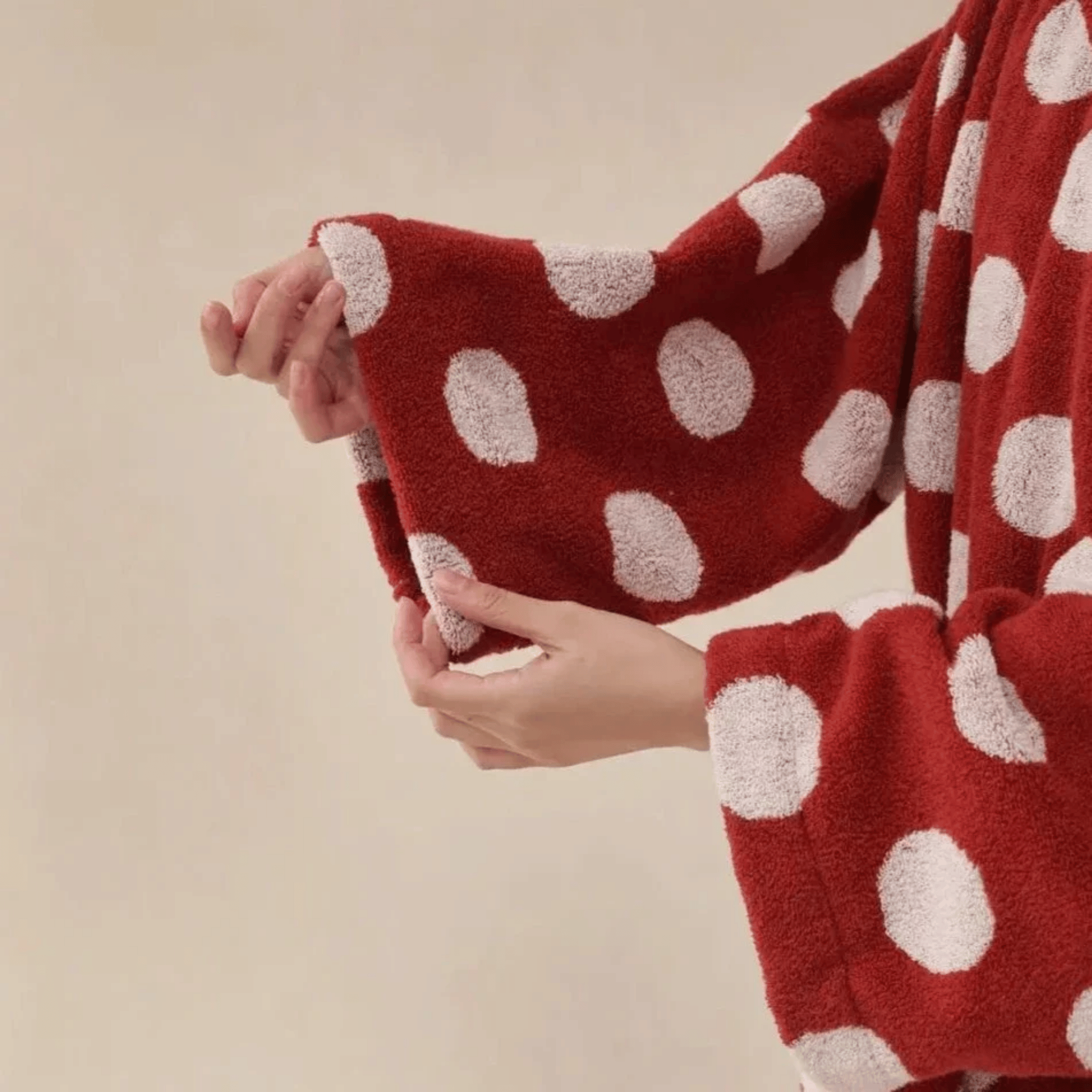 Kids and Adult Organic Cotton Hooded Bathrobe, Robes, Mjuka Adults
