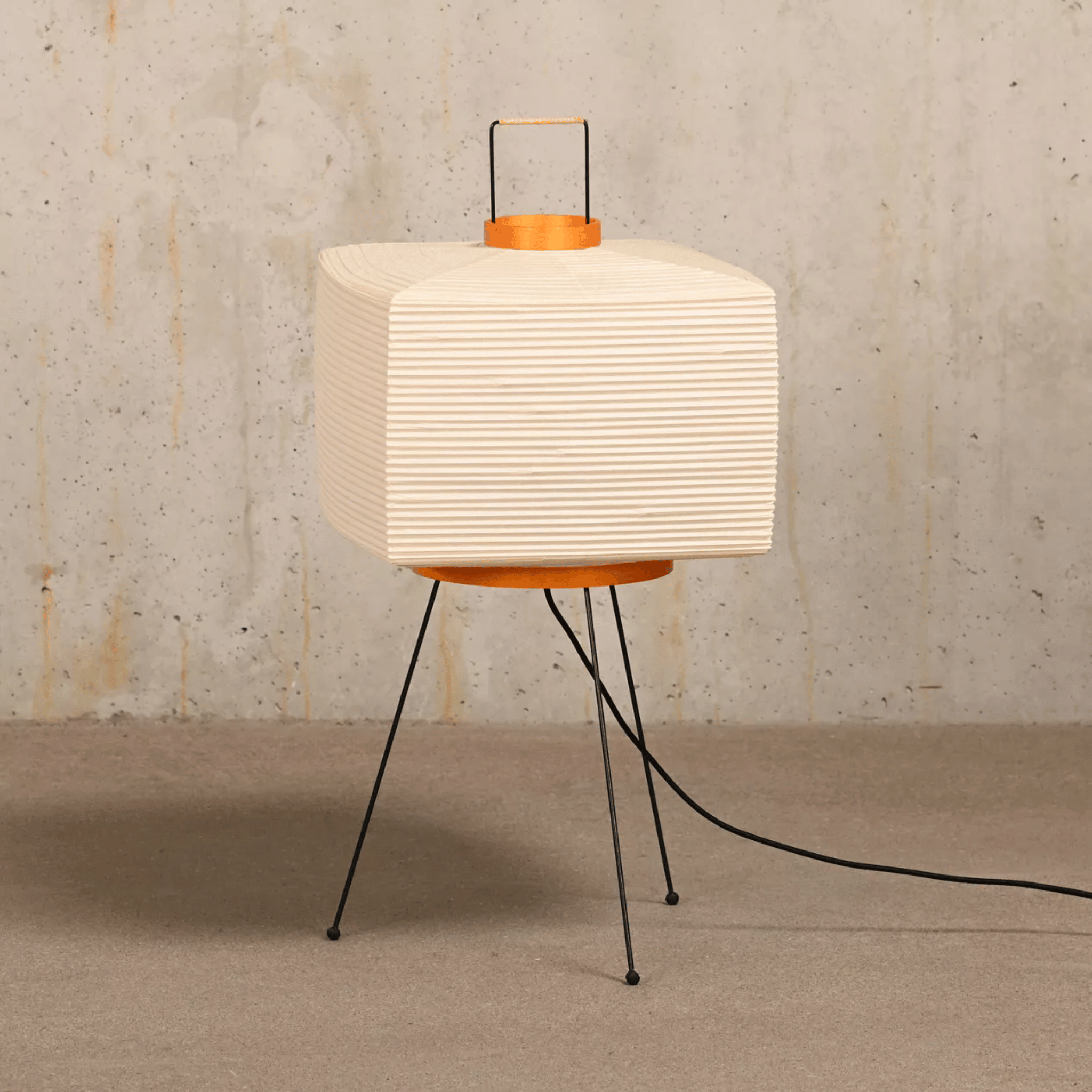 Artisan Rice Paper Floor Lamp for Ambient Light, Lamps, Papira Handcrafted