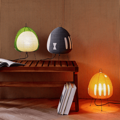 Translation missing: nl.Shiro Rice Paper Lamp Minimalist Ambient LED Decor, Table Lamps, Nordic