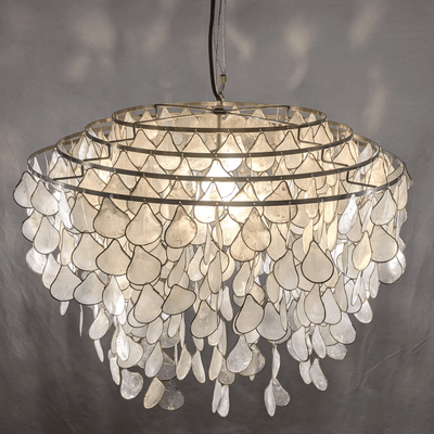 Translation missing: nl.Skjelva Shell Chandelier Nordic Retro Pendant Light, Medium / Warm light 3000K, Chandeliers