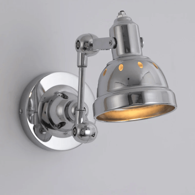 Translation missing: nl.Adjustable Silver Industrial Wall Light - Skonne, Fixtures, Skjold Lamp