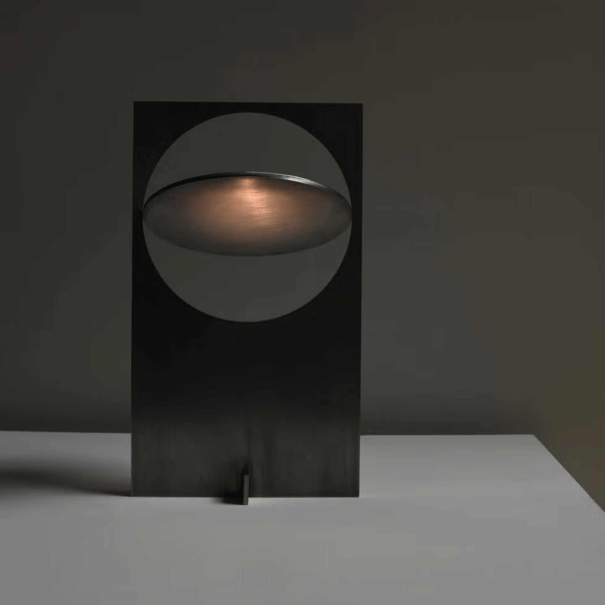 Solglød Modern Sunset Table Lamp - Dark Gray LED, Lamps, Sculptural