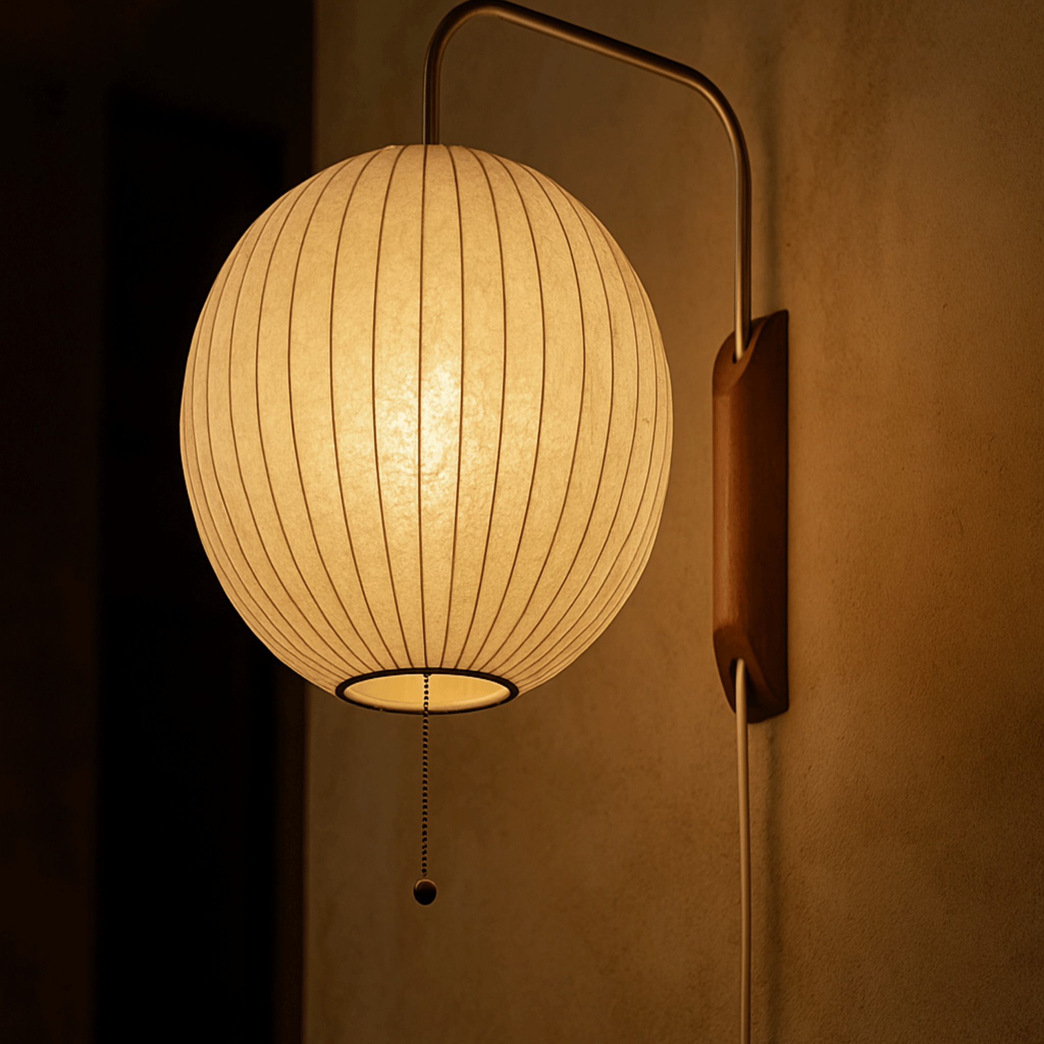 Solvei Silk Wall Sconce — Nordic Minimalist Design, Round, Ceiling Light Fixtures, Lamp for Bedroom