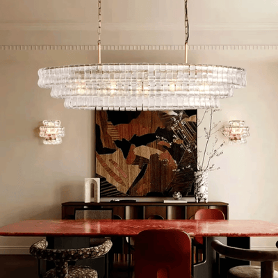 Translation missing: nl.Stjerna Vintage Clear Glass Chandelier Dimmable LED, Small / Natural Light, Chandeliers, French