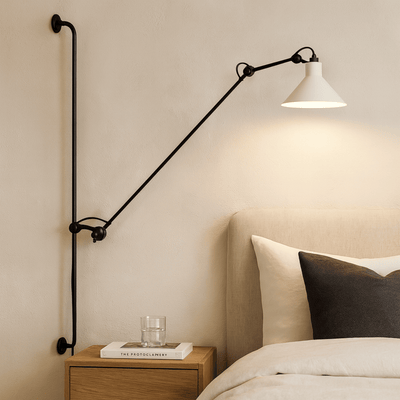 Translation missing: nl.Adjustable Swing Arm LED Wall Sconce | Iron Light, White / Cold, Fixtures, Svinga