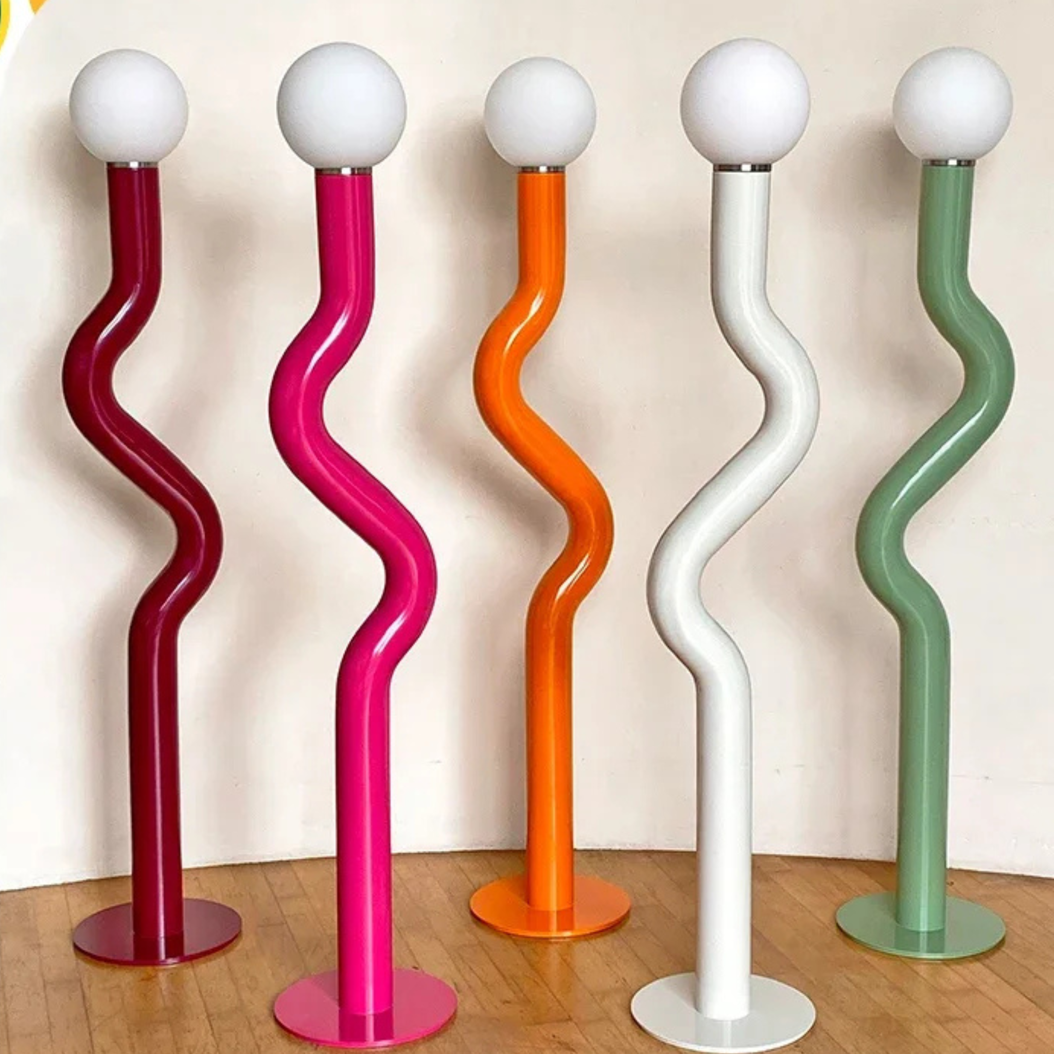 Modern Curved Floor Lamp with Soft Ambient LED Light, Lamps, Svinga Minimalist