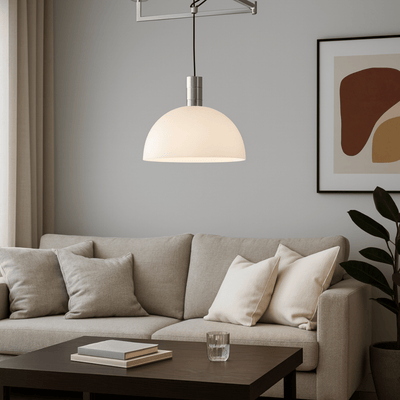 Translation missing: nl.Svinga Swing-Arm Pendant Light for Kitchen Island, White, Ceiling Fixtures, Nordic Adjustable
