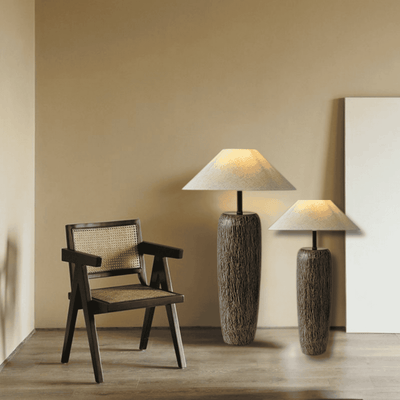 Translation missing: nl.Japanese Ceramic Floor Lamp Vintage Nordic Design, Lamps, Vasten Artisan