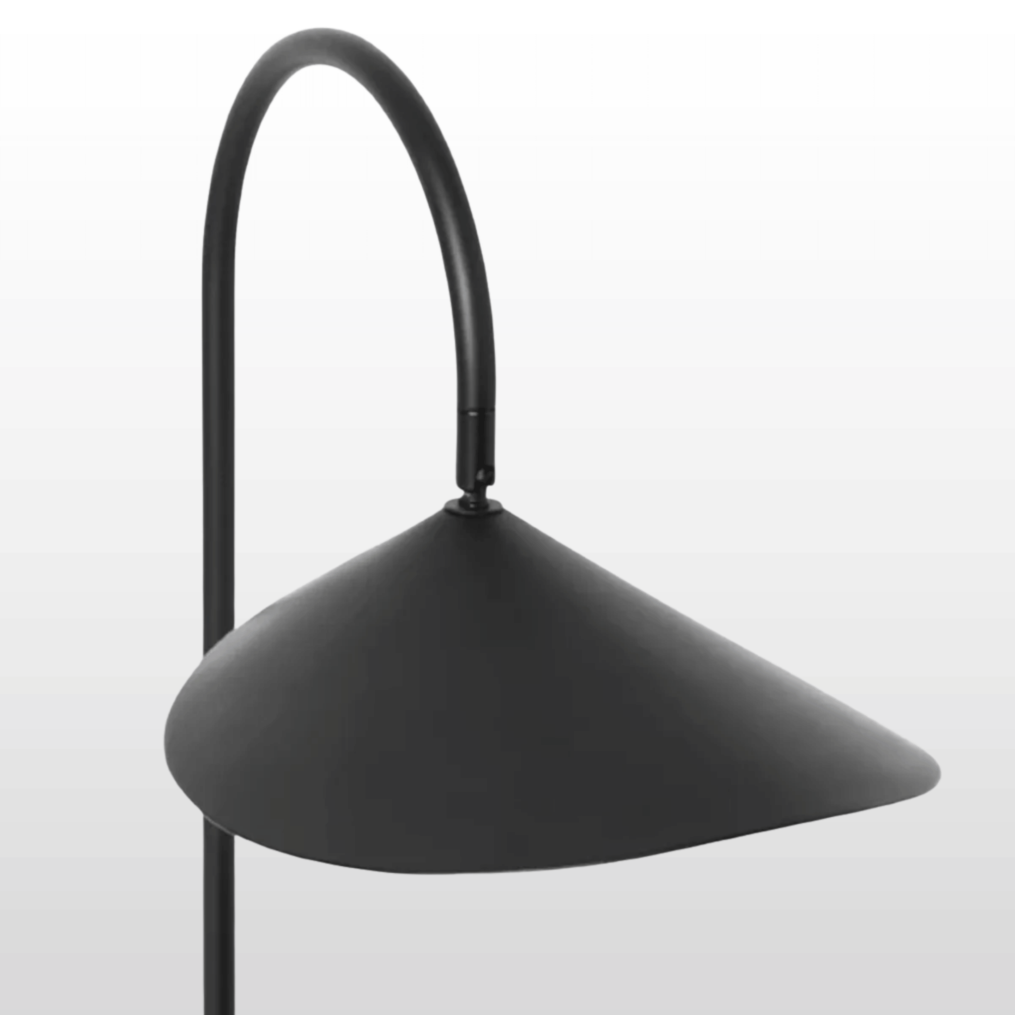 Marble Arc Floor Lamp with LED Light Nordic Style, Lamps, Velbue Base Danish Design